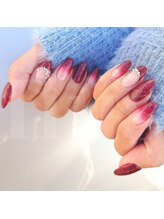 イルス(Ilus)/キラキラボルドーデザイン♪