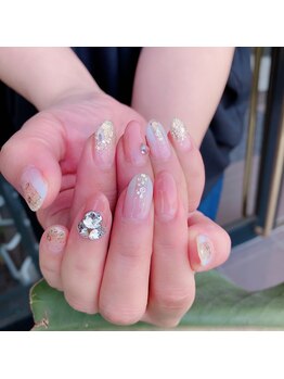 トータルサロン 白べぇーっ プラス/☆大人春ネイル☆