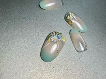 オーラリー ネイル アート メゾン(ORRERY nail art maison)/ハンド / 小花