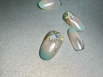 オーラリー ネイル アート メゾン(ORRERY nail art maison)/ハンド / 小花