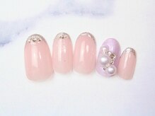 池袋ネイルサロン イイネイル(Ee-Nail)/ワンホンブライダル全員￥8980
