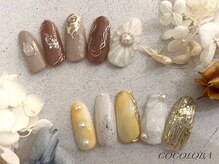 ココロバ ネイルアンドビューティーサロン(COCOLOBA)/フラワー/ミラー/マーブル