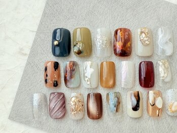 カロ(CARO)の写真/【東大和駅から徒歩3分☆】駅近で通いやすい♪ニュアンスデザインやインクデザインは当店にお任せ◎