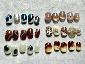 フラハ ネイル アンド アイ(Furaha Nail & Eye)の写真/【定額デザイン☆ハンドジェルネイル¥5800】カラー変更可能なので、自分好みにカスタマイズ♪