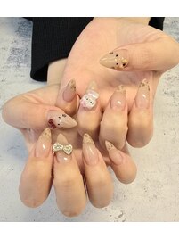 持ち込みパーツ×手書きアート★