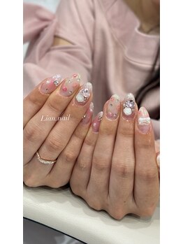 リアンネイル(Lian.nail)/手書きRose