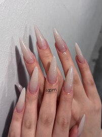ロングネイル×ワンカラー