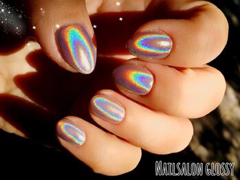 ネイルサロン グロッシー(Nail salon glossy)/レインボーネイル☆☆☆