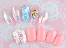 リアン(lien)/ハンド＆フットお揃いネイル