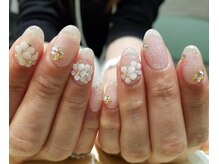 ネイルサロンハマチ(Hamachi)/３Ｄフラワーネイル