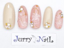 ジュリーネイル 所沢店/フラワーストーンネイル