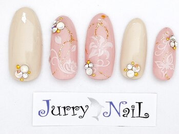 ジュリーネイル 所沢店/フラワーストーンネイル