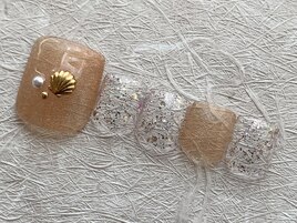 デザインフットネイル　￥12,540