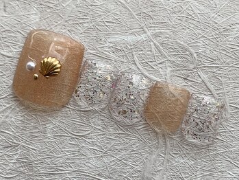 アバーブザビューティーアイランド 吉祥寺店(Above the beauty island)/デザインフットネイル ¥12,540
