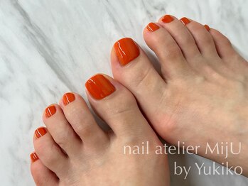 ネイル アトリエ ミジュ(nail atelier MijU)/フットワンカラー