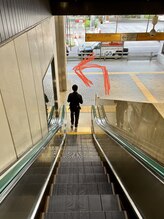 ロレインブロウ 大宮店/当店までの道のり　2