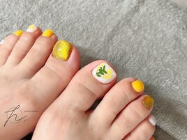 ミモザ foot ネイル