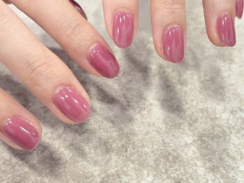 アミティー(amity)/透け感パープルピンク