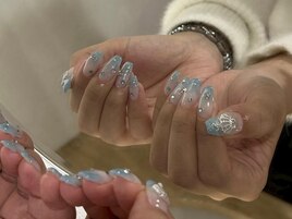 キラキラブルーグラデーション