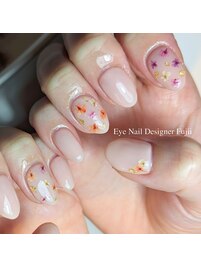 押し花ネイル