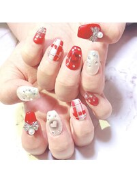 チェックネイル