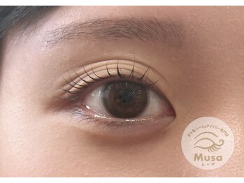 ムーザ(Musa)の写真/【好印象な瞳は自然なまつ毛から☆】自まつ毛派～学生さんまで大満足のまつ毛パーマ！トリートメント込み◎