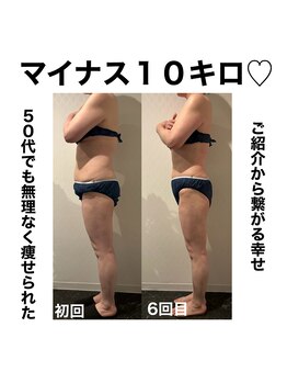 ビューティーサロン ラグジューム(Beauty salon Laxum)/マイナス10キロ！