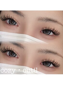 コージィ キュティル(cozy cutil)/フラットラッシュ付け放題