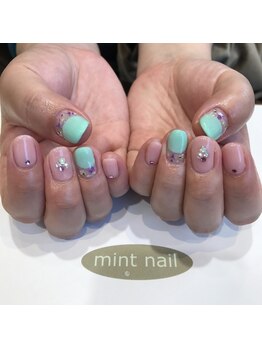 ネイルアンドアイ ミント(nail&eye mint)/4月★キャンペーンネイル