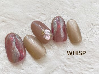 ウィスプ(WHISP)/メタリックマーブルネイル秋