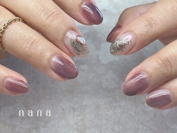 ナナ 白金高輪(nana)/キラキラ　上品パープル