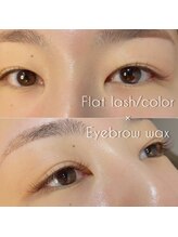 ハッシュタグナウ(#NOW)/フラットラッシュ120本×眉