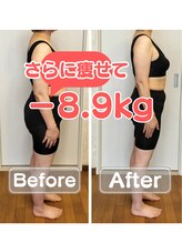 美サロンミユ(美salon miu)/50代、卒業後も痩せて-8.9kg