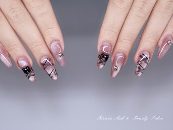 キララ(Kirara)/チェックネイル、リボン