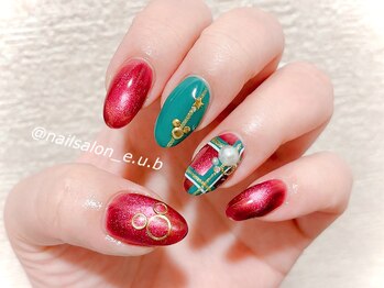 イーユービー(E.U.B)/マグネット×クリスマスネイル
