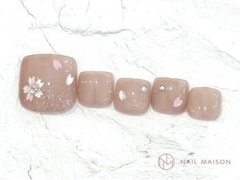 ネイルメゾン 池袋店(NAIL MAISON)/サクラフット¥7500
