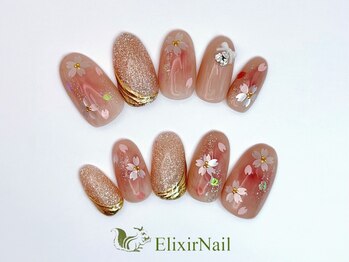 エリクサーネイル 池袋(Elixir Nail)/定額cやり放題/クーポン使用