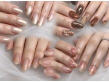 オテテ アイアンドハンド(otete eye&hand)の雰囲気（べたっとしたカラーが苦手な方。透明感溢れるネイル）