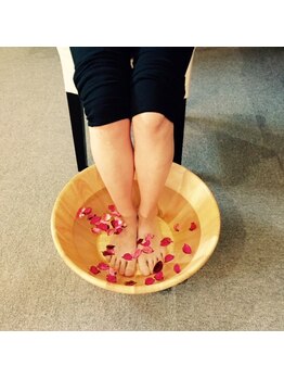 マーブルリング(marblering)/嬉しい足湯付き