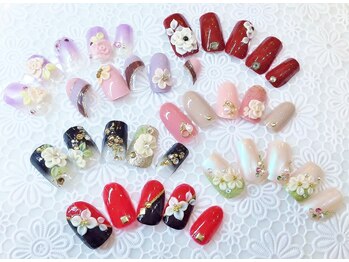 ネイルコレクション ピンク(Nail Collection Pink)/各種付放題★/成人式・和装