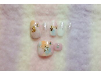 ハッピービューティー(Happy Beauty)/このデザイン手＆足8400円