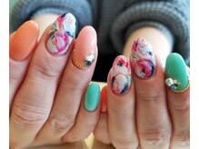 ネイルサロンハマチ(Hamachi)/アートフラワーネイル