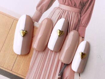 ネイルサロンフォーユー(for u)/ハーフネイル￥５９８０
