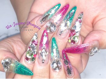 アン ジョーヌドラゴ/【ロングネイル】キラキラネイル