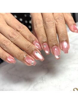 アイリッシュネイル 久屋大通店(Irish Nail)/マオ誕7月ルビー
