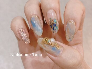 ネイルサロン タノ(Tano)の写真/【パラジェル・シャイニージェル専門】夏のデートやイベントにぴったりの可愛いネイル♪