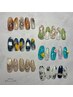 【スカルプ】定額Bアートコース＋長さだし10本★14,000円