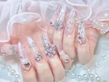 メイク 池袋(Meik)/チェックネイル秋ネイル