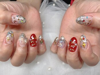 クリスマス~年越し華やかネイル