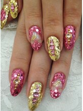 ネイルサロン エクール(Axceorr)/キラキラネイル